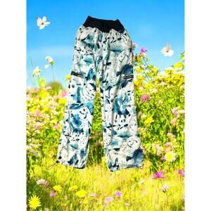 Vintage Zumba Pans Multicolor Size XS Small, Dancing Running Exercise Y2K